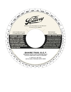 The Bruery Share This: O.c. February 2017