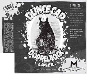 Mccall Brewing Company Dunce Cap