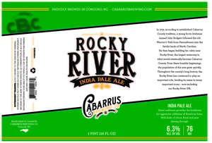 Cabarrus Brewing Co Rocky River India Pale Ale