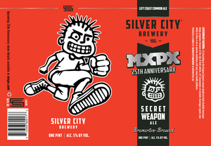 Silver City Brewery Mxpx 25th Anniversary Secret Weapon Ale February 2017