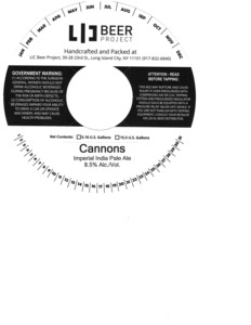 Lic Beer Project Cannons February 2017