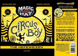 Magic Hat Circus Boy The Hefeweizen February 2017