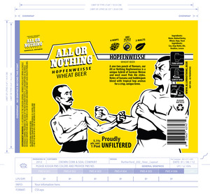 All Or Nothing Hopfenweisse Wheat Beer 