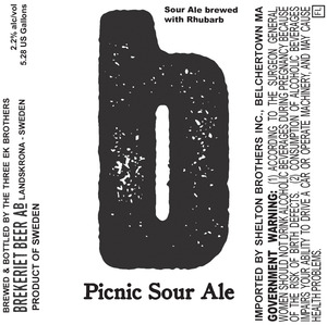 Brekeriet Picnic Sour Ale February 2017
