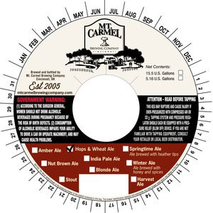 Mt Carmel Brewing Company Hops And Wheat Ale February 2017