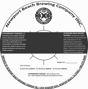 Newport Beach Brewing Company February 2017