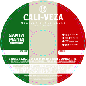 Santa Maria Brewing Co Inc Cali-veza