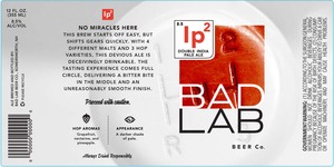 Bad Lab Beer Co. Double India Pale Ale February 2017