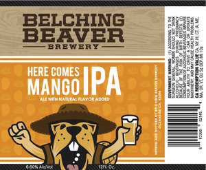 Belching Beaver Brewery Here Comes Mango March 2017