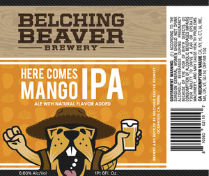 Belching Beaver Brewery Here Comes Mango March 2017
