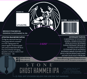 Stone Ghost Hammer Ipa February 2017