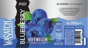 Wasatch Brewery Blueberry Hefeweizen February 2017