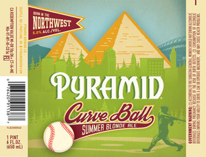 Pyramid Curve Ball Summer Blonde Ale February 2017