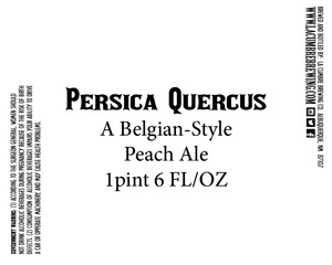 La Cumbre Brewing Co. Persica Quercus