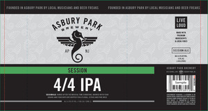 Asbury Park 4/4 Session Ipa February 2017