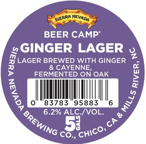 Sierra Nevada Ginger Lager February 2017