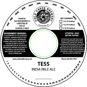 Cold Creek Brewery LLC Tess