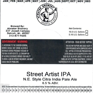 Atwater Brewery Street Artist IPA