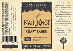 Odell Brewing Company Nail Knot February 2017