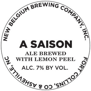 New Belgium Brewing Company, Inc. A Saison