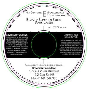 Souris River Brewing Beaver Bumpsen Bock February 2017