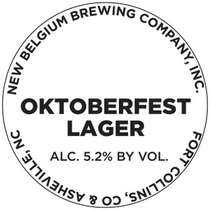 New Belgium Brewing Company, Inc. Oktoberfest Lager February 2017