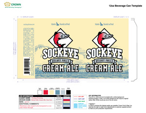 Sockeye Velvet Falls Cream Ale