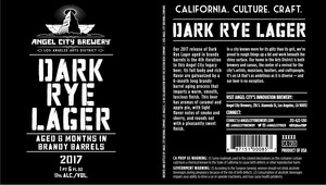 Angel City Dark Rye Lager