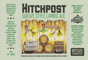 Natty Greene's Brewing Co. Hitchpost Gueuze February 2017