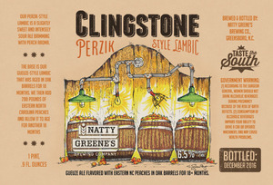 Natty Greene's Brewing Co. Clingstone Perzik February 2017