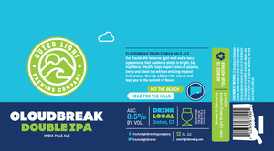 Outer Light Brewing Company Cloudbreak Double India Pale Ale