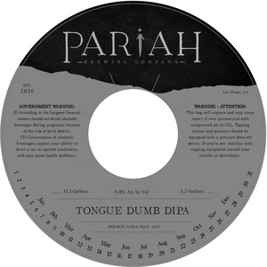 Tongue Dumb Dipa Double India Pale Ale February 2017