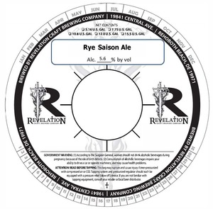 Rye Saison Ale 