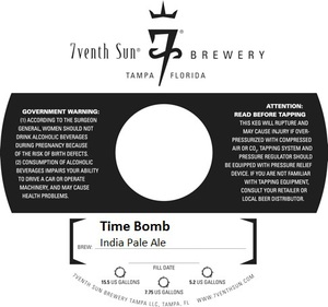 7venth Sun Brewery Time Bomb March 2017
