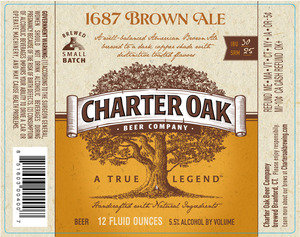 Charter Oak Brewing Co 1687 Brown Ale