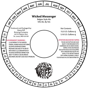 Heavy Riff Wicked Messenger