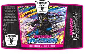 Drekker Brewing Company Hibiscus Drive By Glitter Bomb