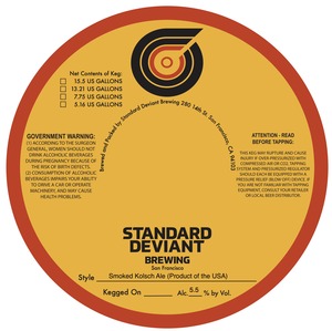 Standard Deviant Brewing Smoked Kolsch Ale
