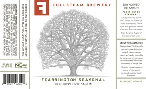 Fullsteam Brewery Fearrington Seasonal Dry-hopped Rye Sais