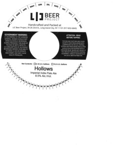 Lic Beer Project Hollows March 2017