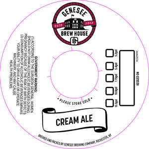 Genesee Brew House Cream Ale February 2017