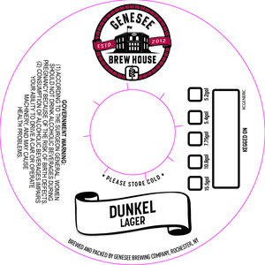 Genesee Brew House Dunkel Lager March 2017