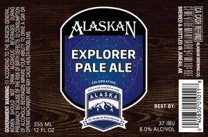 Alaskan Explorer Pale Ale March 2017