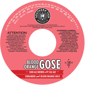 Southern Tier Brewing Co Blood Orange Gose