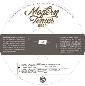 Modern Times Ice With Lime 
