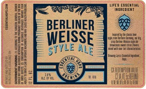 Essential Hops Brewing Berliner