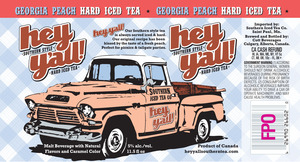 Hey Y'all Georgia Peach Hard Iced Tea