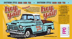Hey Y'all Southern Style Hard Iced Tea