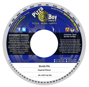 Pizza Boy Brewing Co. Sturdy Pils