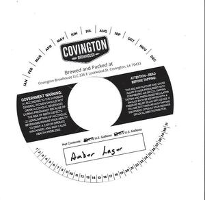Covington Brewhouse Amber Lager February 2017
